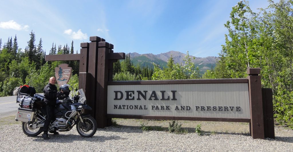 road trip moto transam parc denali alaska